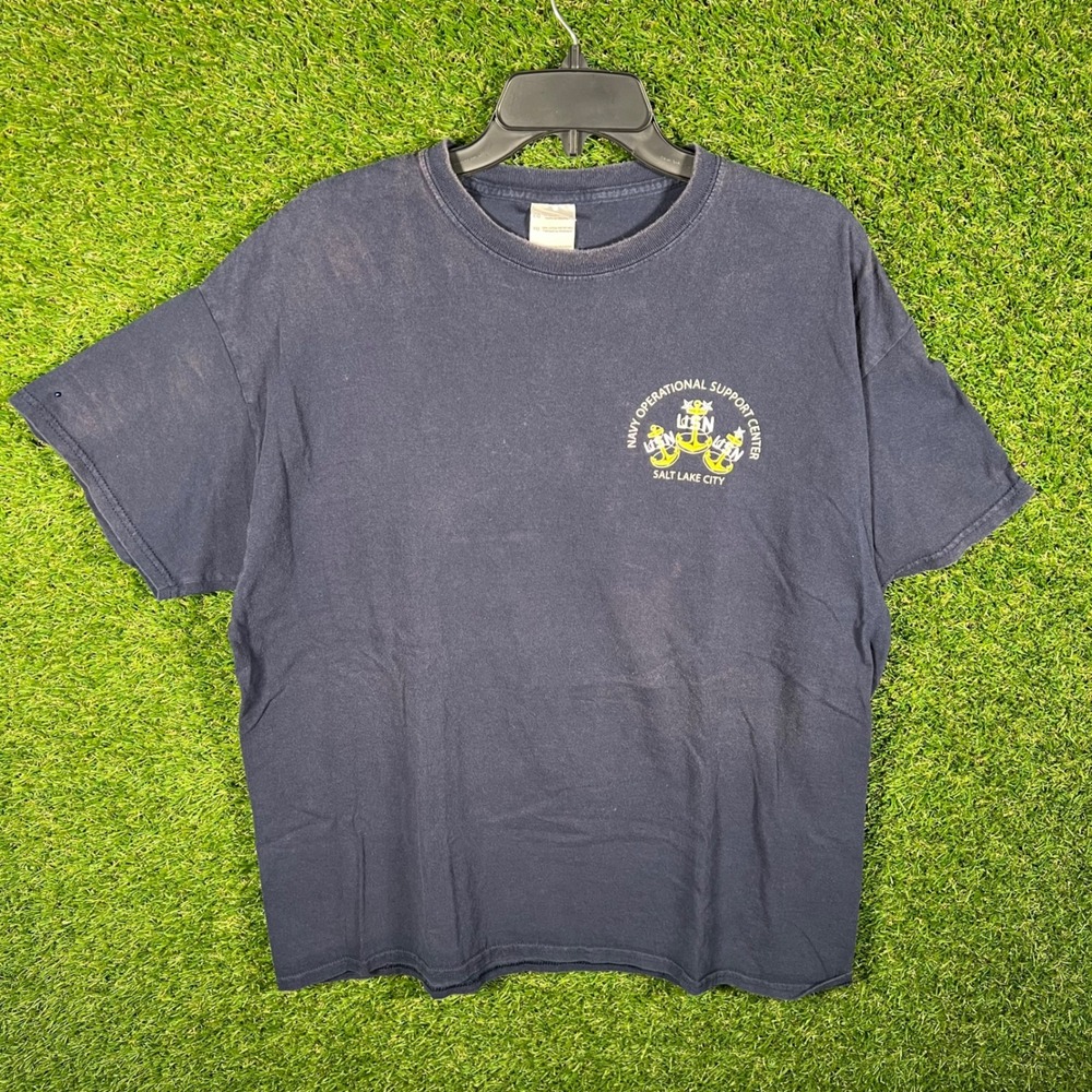 Gildan Navy‎ Chief USN Salt Lake City T Shirt XL Navy Operational Support Center